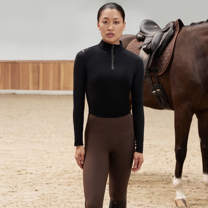 Riding tights ESEmpower winter FullGrip - 8096 - Maroon