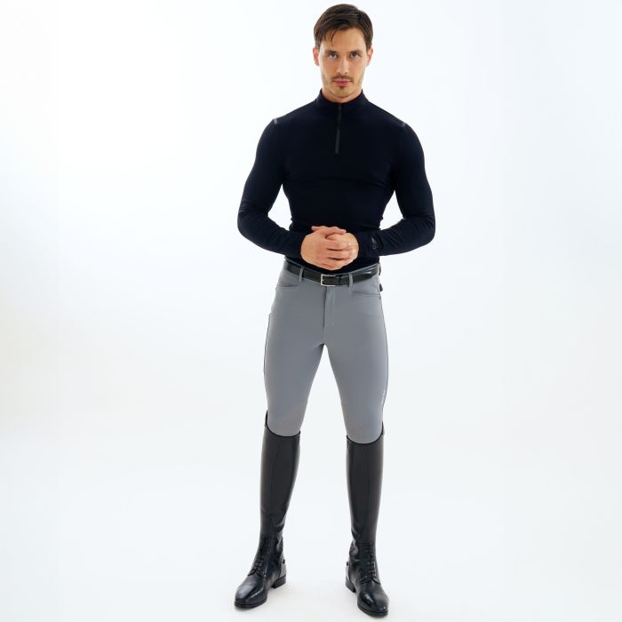 Riding breeches ESCamillo original KneeGrip - 7064 - Titanium