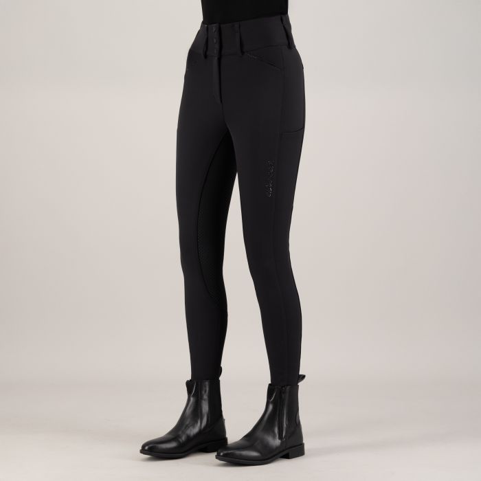 Riding breeches ESAurelia Diamond FullGrip - 9000 - Black