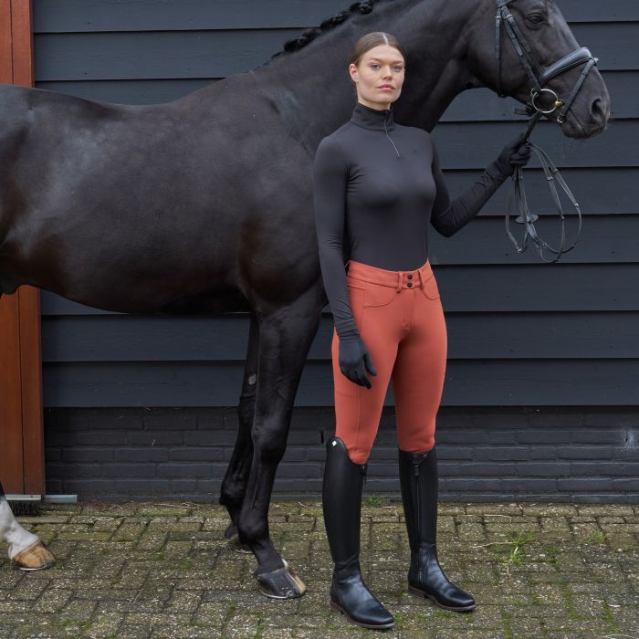 Riding breeches ESEmpress FullGrip - 3198 - Dark Cinna