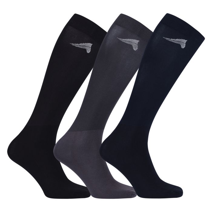 Socks 3-Pack ESGina - 7132 - Magnet grey-Navy-Black