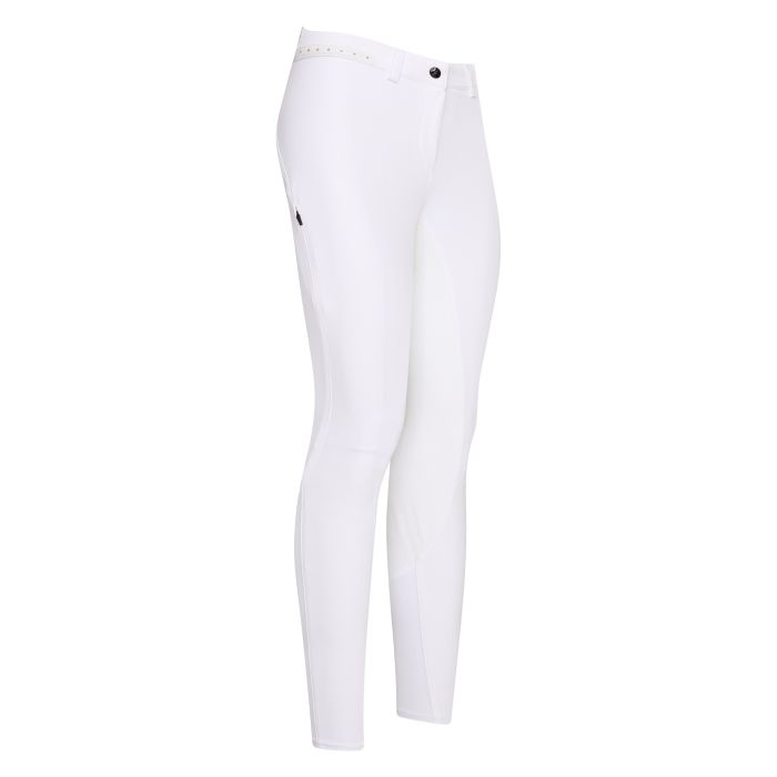 Riding breeches ESEquitation Queen Diamond FullGrip - 0001 - White 