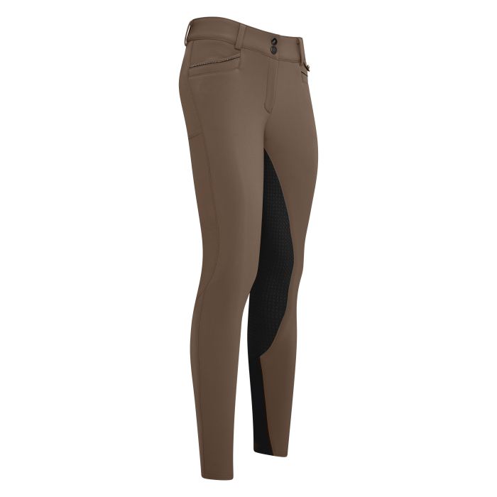 Riding breeches ESArielle Snow FullGrip - 8083 - Chocolate chip