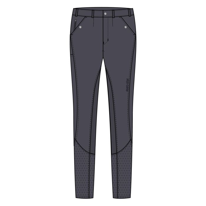 Riding breeches ESMarco KneeGrip - 7119 - Magnet Grey