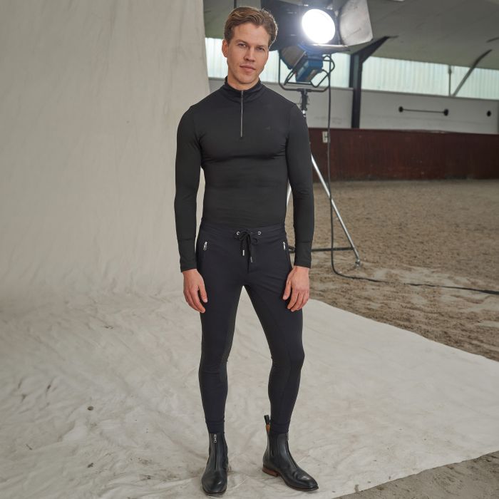 Riding breeches ESAthleisuremen FullGrip - 9000 - Black Riding breeches ESAthleisuremen FullGrip - 9000 - Black