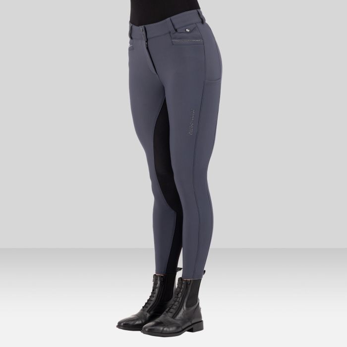 Riding breeches ESArielle Grip Connect Full - 7119 - Magnet Grey