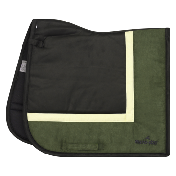 Schabracke ES-SimiLeath Striped Dressur -  Olive