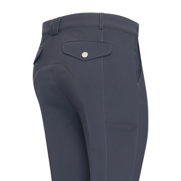 Reithose ES-Gabriel GripConnect Knee -  Magnet Grey