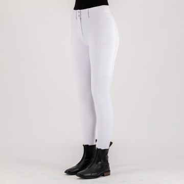 Reithose ES-Empressive FullGrip -  White 