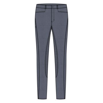 Reithose ES-Camillo Denim FullGrip -  Graphite