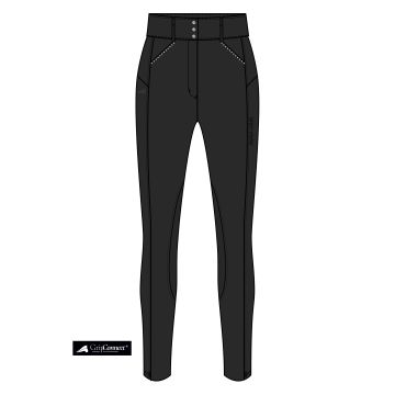 Reithose ES-Aurelia GripConnect Knee -  Black