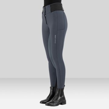 Reithose ES-Athletic leanline FullGrip -  Magnet Grey