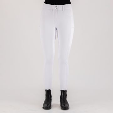 Reithose ES-Empressive FullGrip -  White 