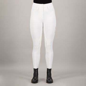 Reithose ES-Aurelia Competition GripConnect Knee -  White 