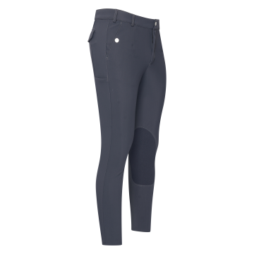 Reithose ES-Gabriel GripConnect Knee -  Magnet Grey