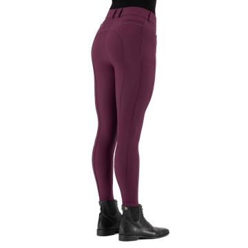 Reithose ES-Arielle GripConnect Full -  Red Velvet