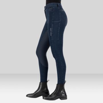 Reithose ES-Arista Denim FullGrip -  Navy