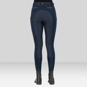 Reithose ES-Arista Denim FullGrip -  Navy