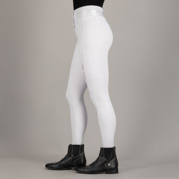 Reithose ES-Athletic Luxe FullGrip -  White 