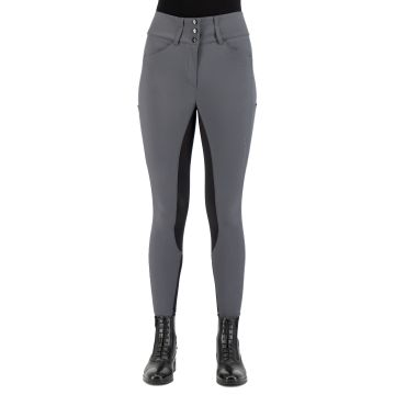 Reithose ES-Aurelia GripConnect Full -  Magnet Grey