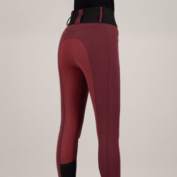Reithose ES-Athletic leanline FullGrip -  Pomegranate