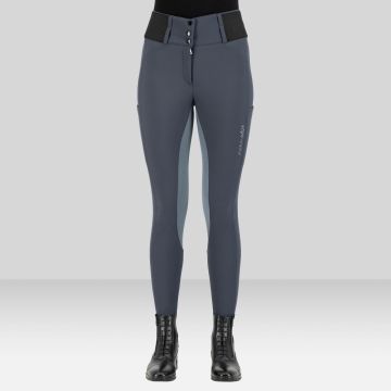 Reithose ES-Athletic leanline FullGrip -  Magnet Grey