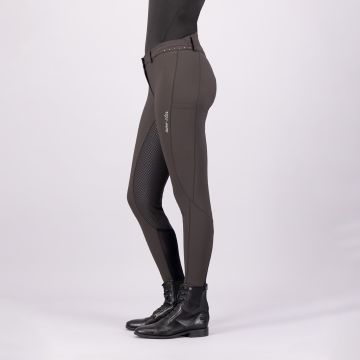 Reithose ES-Equitation Queen Diamond FullGrip -  Mocca 