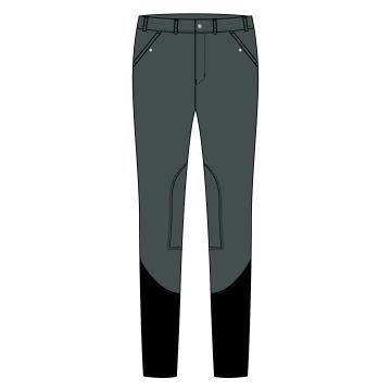 Reithose ES-Marcello KneeGrip -  Dark Castor