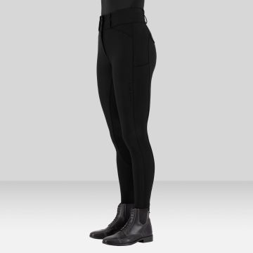 Reithose ES-Aurelia Thermaline GripConnect Full -  Black