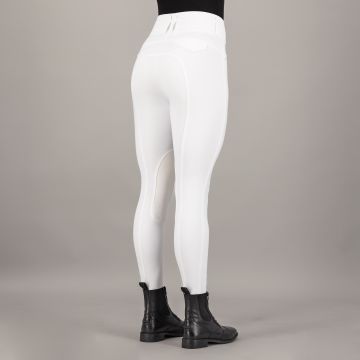 Reithose ES-Aurelia Competition GripConnect Knee -  White 
