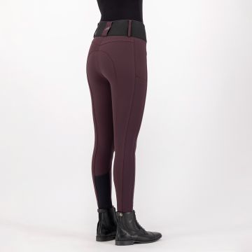 Reithose ES-Athletic leanline FullGrip -  Red Velvet