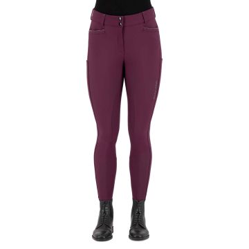 Reithose ES-Arielle GripConnect Full -  Red Velvet