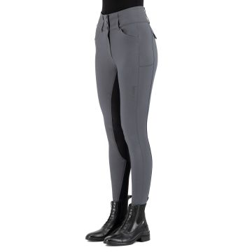 Reithose ES-Aurelia GripConnect Full -  Magnet Grey