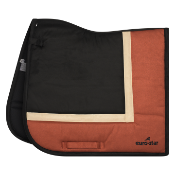 Schabracke ES-SimiLeath Striped Dressur -  Dark Cinna