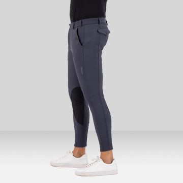 Reithose ES-Gabriel Thermaline GripConnect Knee -  Magnet Grey