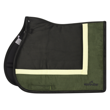 Schabracke ES-SimiLeath Striped Vielseitigkeit -  Olive