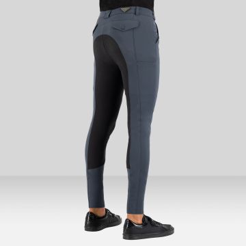 Reithose ES-Gabriel GripConnect Full -  Magnet Grey