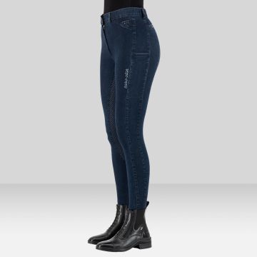 Reithose ES-Arista Denim FullGrip -  Navy