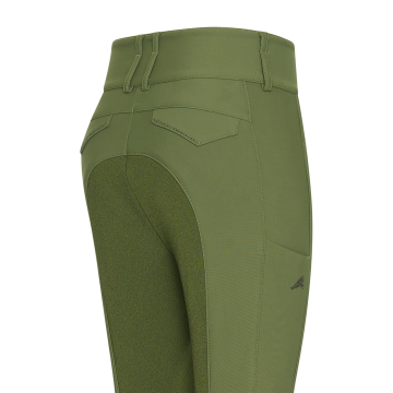 Reithose ES-Aurelia Thermaline GripConnect Full -  Olive
