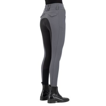 Reithose ES-Aurelia GripConnect Full -  Magnet Grey