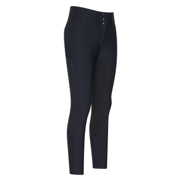 Reithose ES-Aurelia Thermaline GripConnect Full -  Black