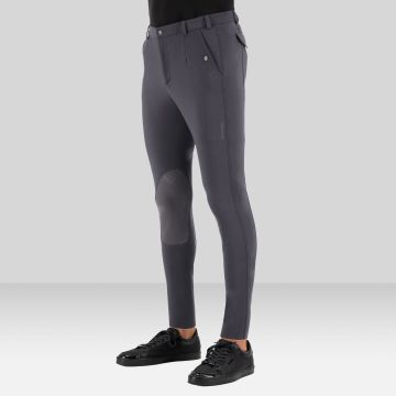 Reithose ES-Gabriel GripConnect Knee -  Magnet Grey