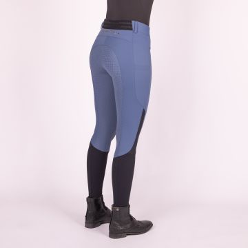 Reithose ES-Airflow FullGrip -  Dark digital blue