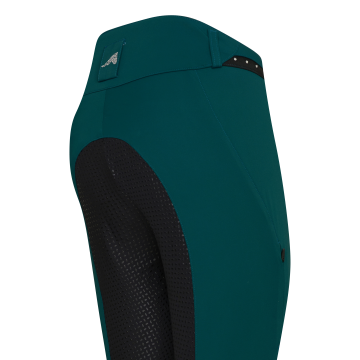 Reithose ES-Equitation Queen Diamond FullGrip -  Teal Green
