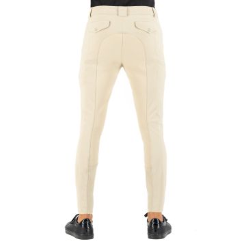 Reithose ES-Gabriel Competition GripConnect Full -  Beige