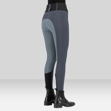 Reithose ES-Athletic leanline FullGrip -  Magnet Grey
