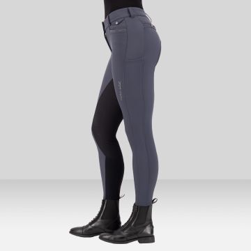 Reithose ES-Arielle GripConnect Full -  Magnet Grey