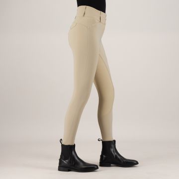 Reithose ES-Aurelia Competition GripConnect Full -  Beige