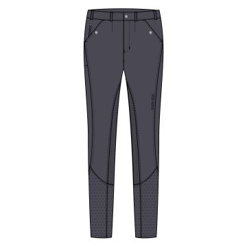 Reithose ES-Marco KneeGrip -  Magnet Grey
