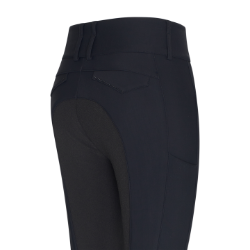 Reithose ES-Aurelia Thermaline GripConnect Full -  Black